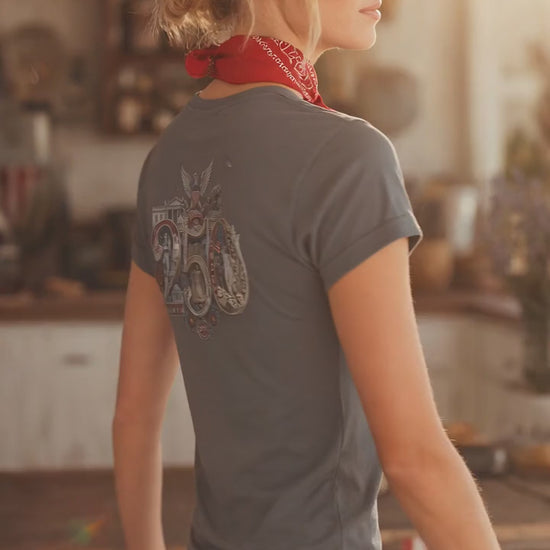 America 250th T-Shirt product video featuring the 250th Seal™ commemorative design
