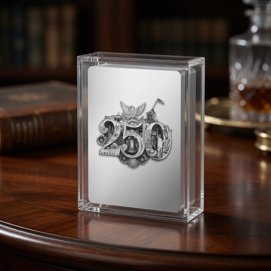 America 250th Anniversary Luxe Trio Playing Card Deck Bundle — Complete Colorway Set (3-Pack)